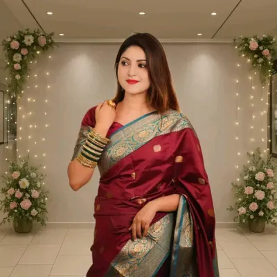 Silk Katan Saree with blause pcs_img_0