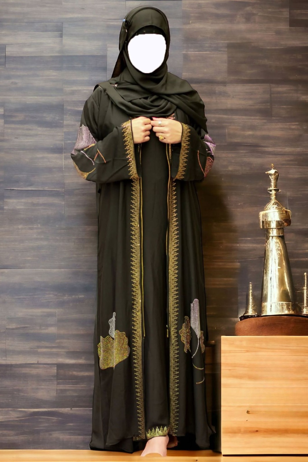 Dubai Koti borka set with Hijab_img_3