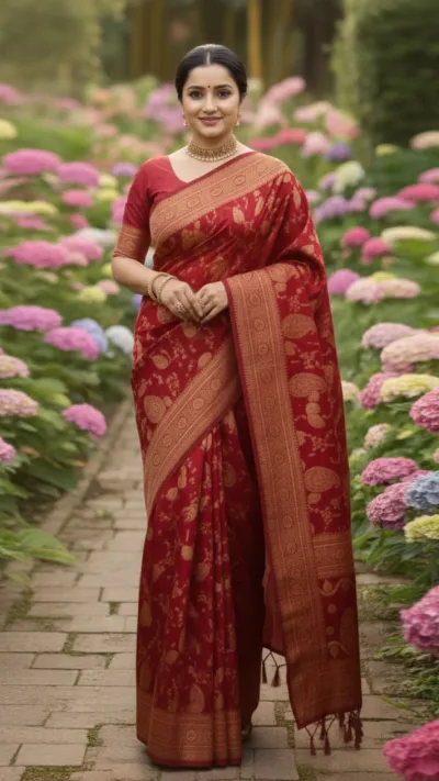 Japani Silk Sharee with Blouse Piece_img_2