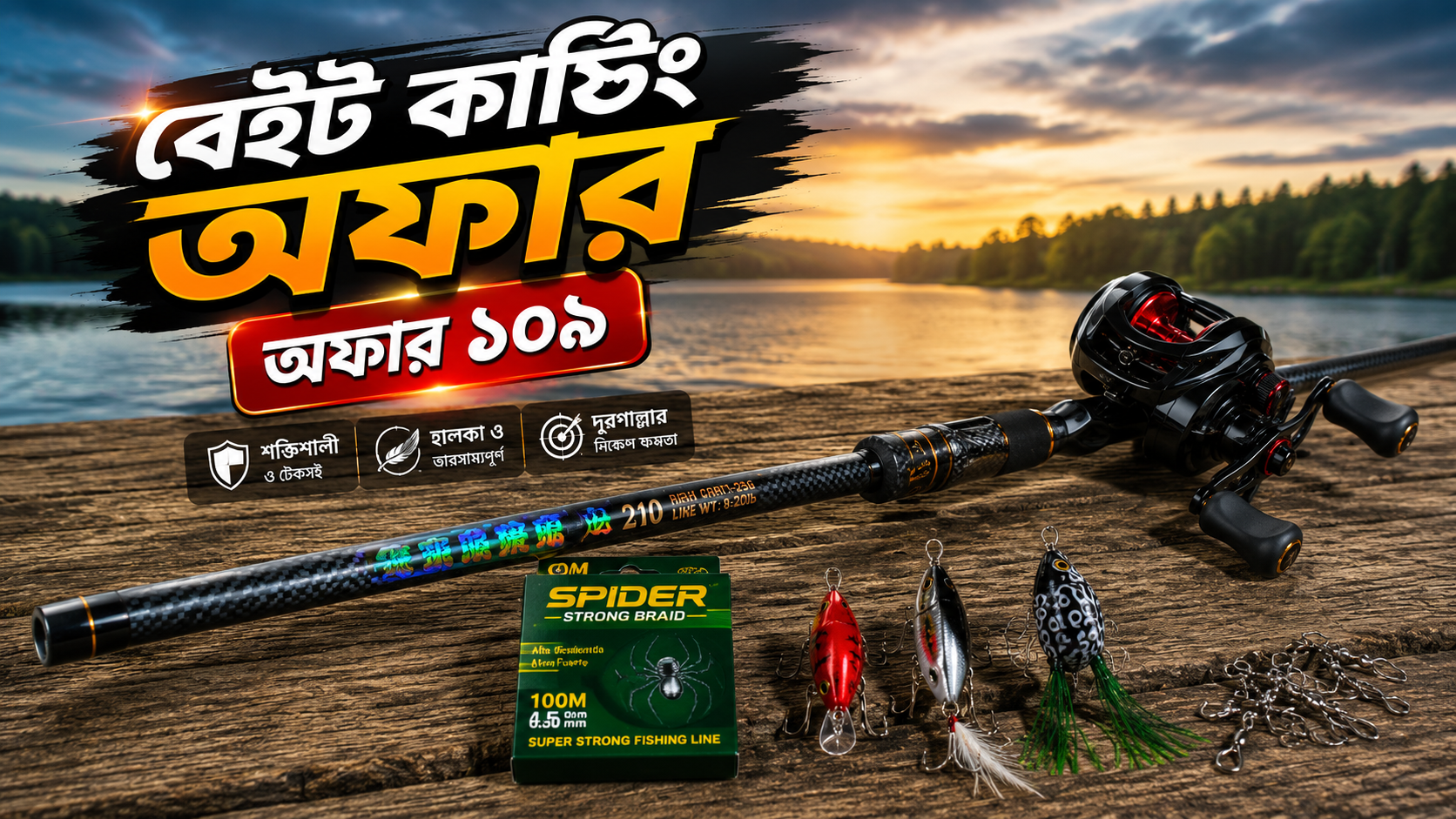 Baitcasting Combo Offer 109-বেইট কাস্টিং কম্বো অফার – ১০৯_img_0