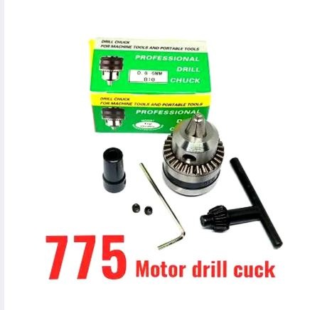 775 Motor Drill Chuck 0.6 - 6.0 mm Bit used Drill Chuck with Connecting Bush