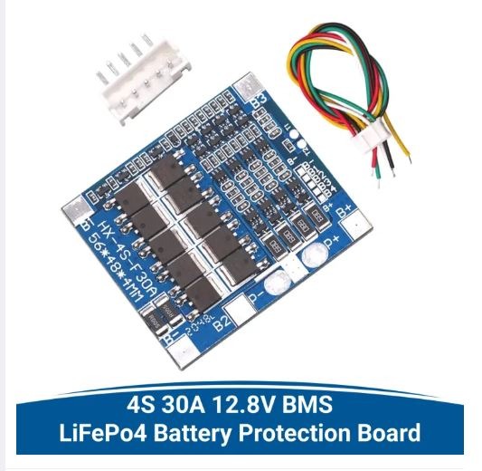 4S 30A 12V LiFePO4 Lithium Iron Phosphate Battery Charge Protection Board 32650 Battery Packs With Balance