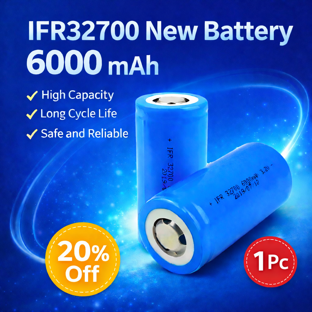 IFR 32700 3.2V LiFePO4 Battery Rechargeable