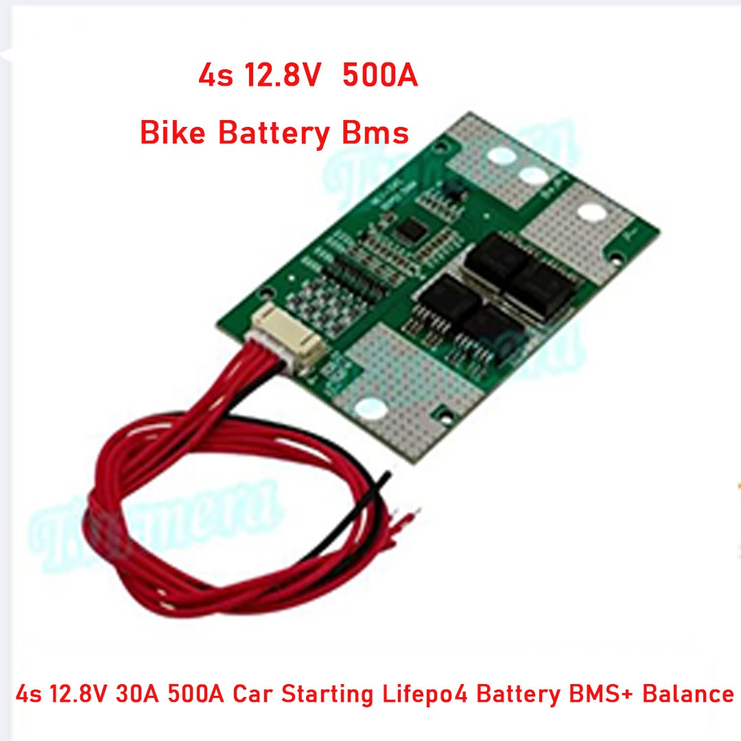 Bike self starting 500A 4s lifepo4 bms