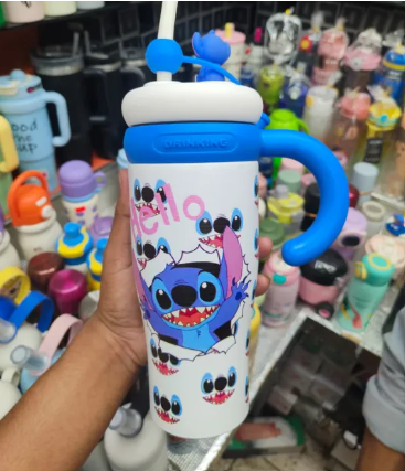 Premium Cartoon Printed Insulated Water Bottle with Handle – Hot & Cold inva gadget_img_3