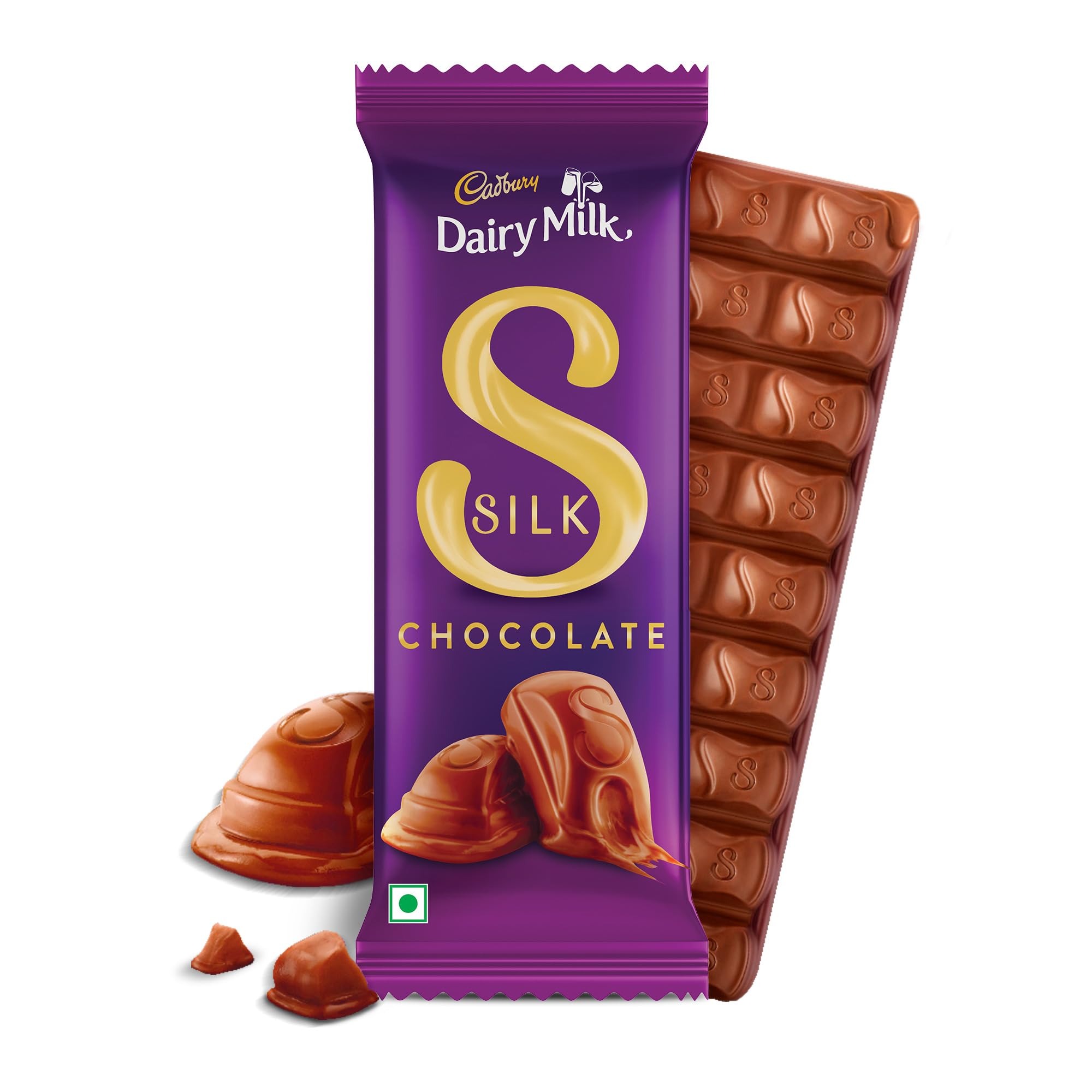 Cadbury Dairy Milk Silk Plain Chocolate 60 gm - 30 pcs box - Image 1