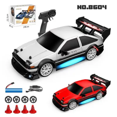 1:24 Toyota AE86 Sprinter Trueno-White RC Drifting Car_img_0