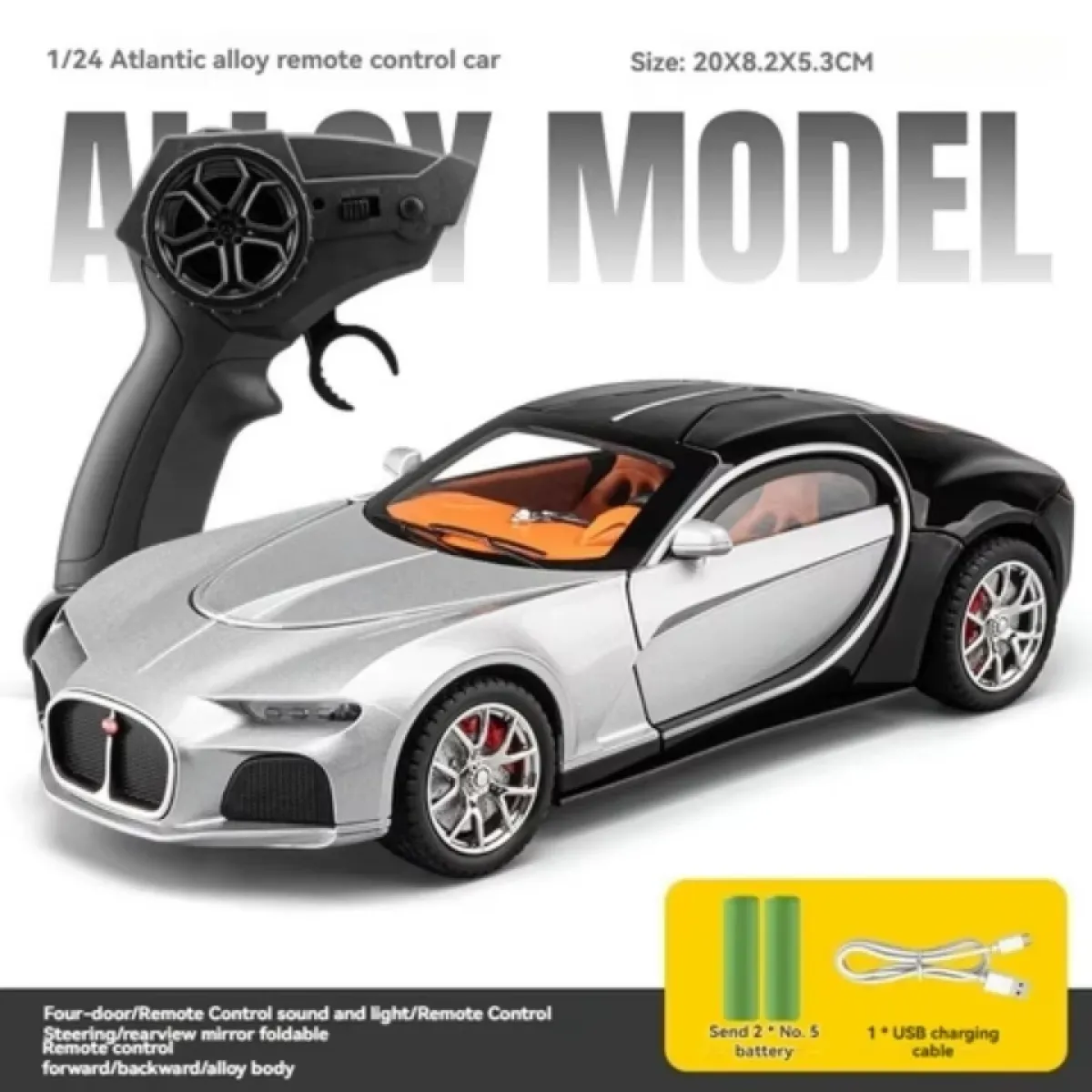 Bugatti Atlantic RC Car(Alloy BODY)