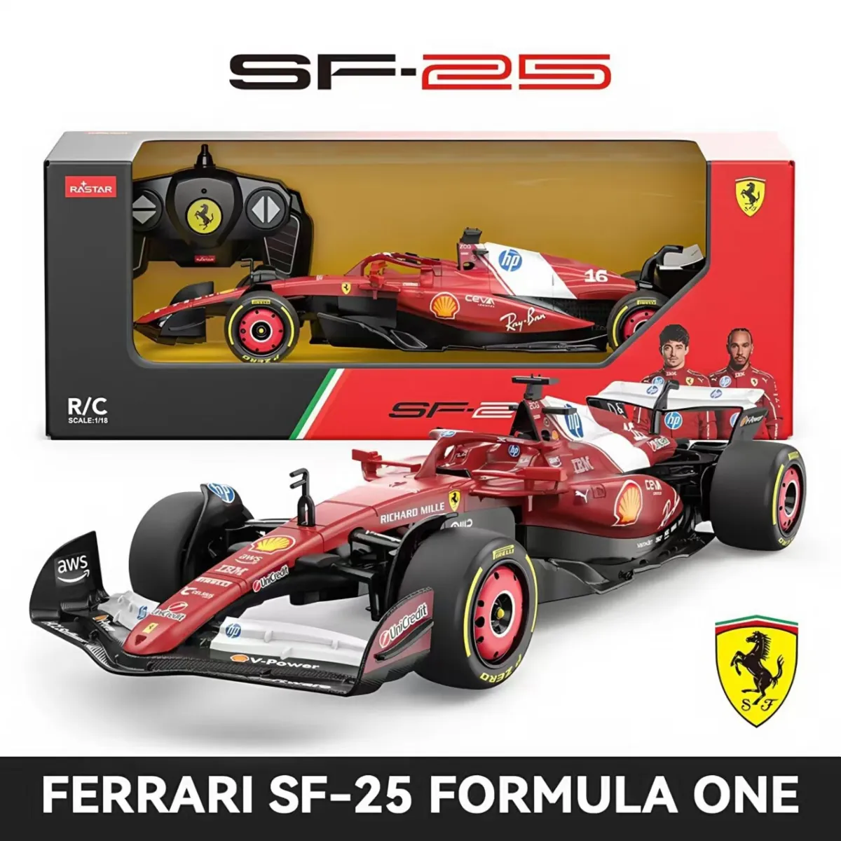 Ferrari SF-25 F1 RC(1:18SCALE)