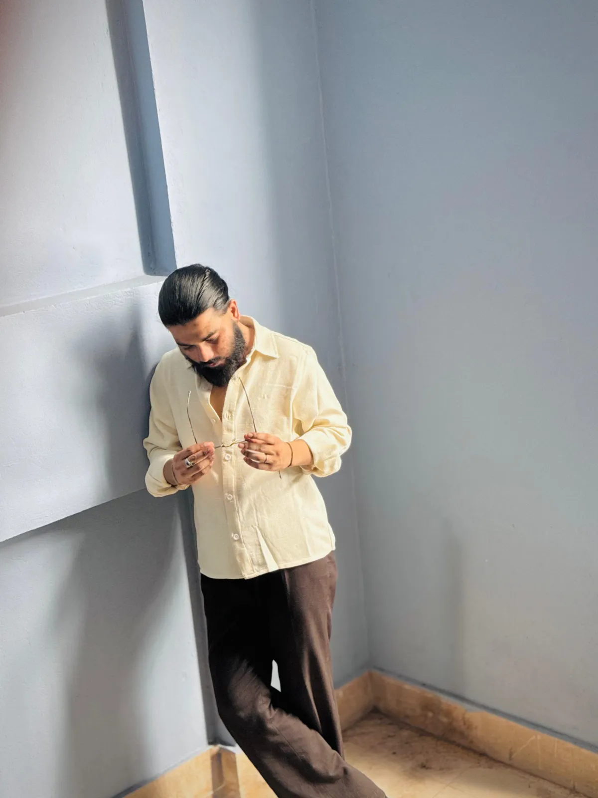Solid Boxy Shirt - Image 5