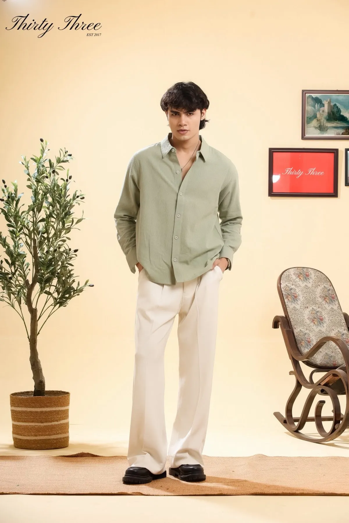 Solid Boxy Shirt