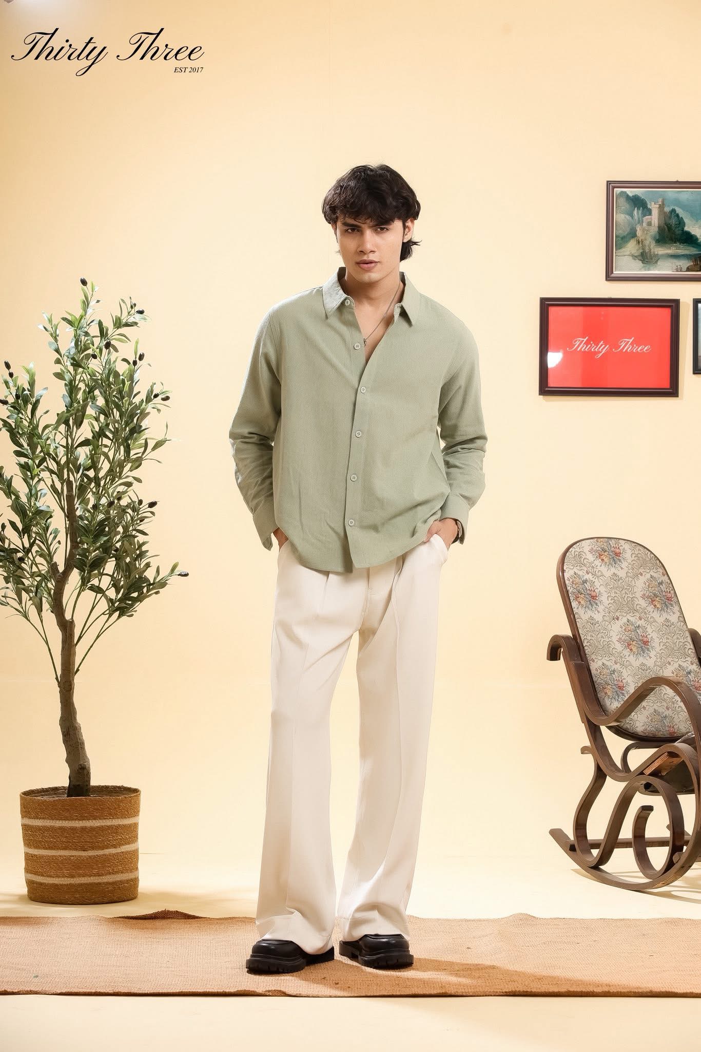 Solid Boxy Shirt