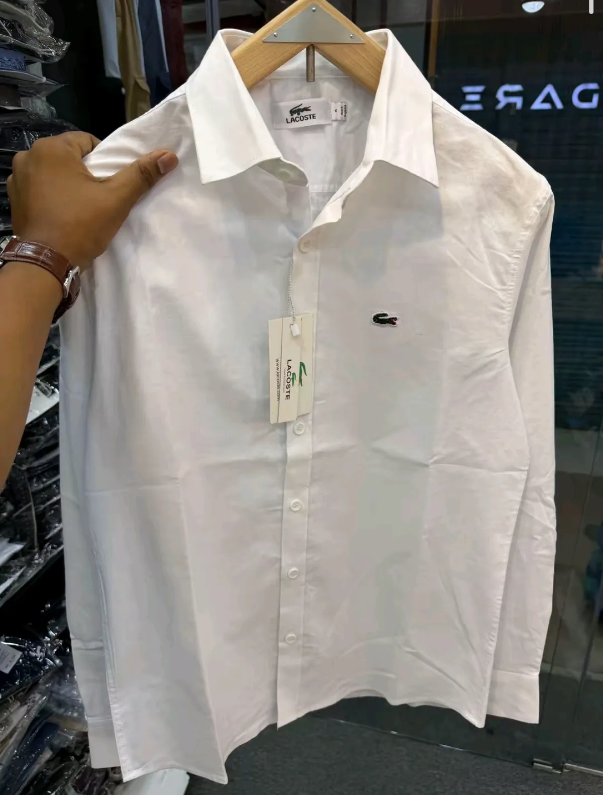 Lacoste🐊 Remi Cotton Full Shirt