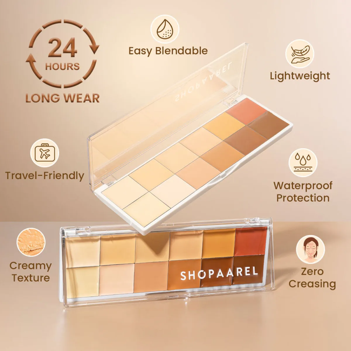 Shopaarel mini concealer palette