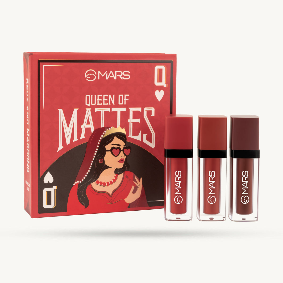 Mars Queen of Mattes Lipstick Set (Pack of 3)_img_6
