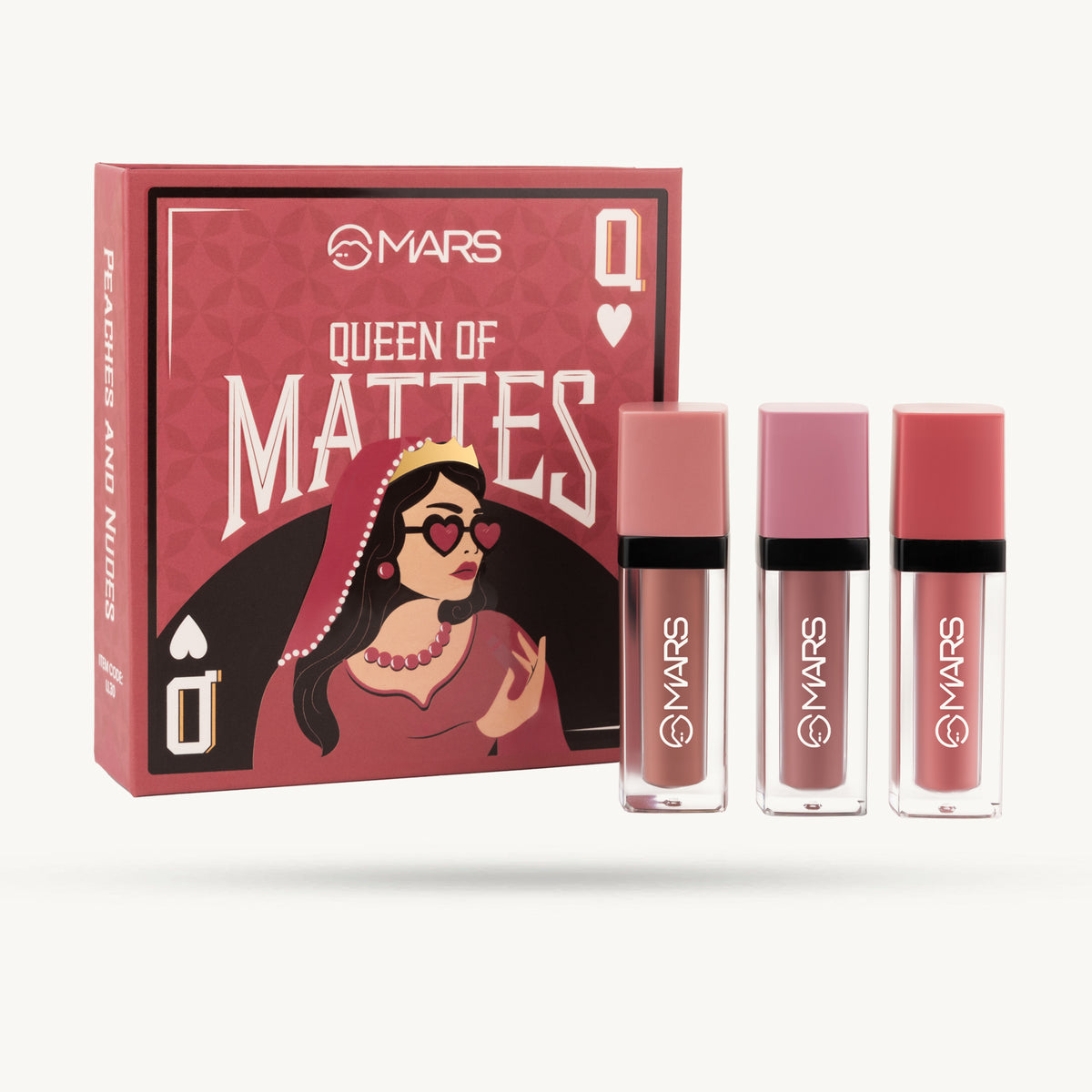 Mars Queen of Mattes Lipstick Set (Pack of 3)_img_4
