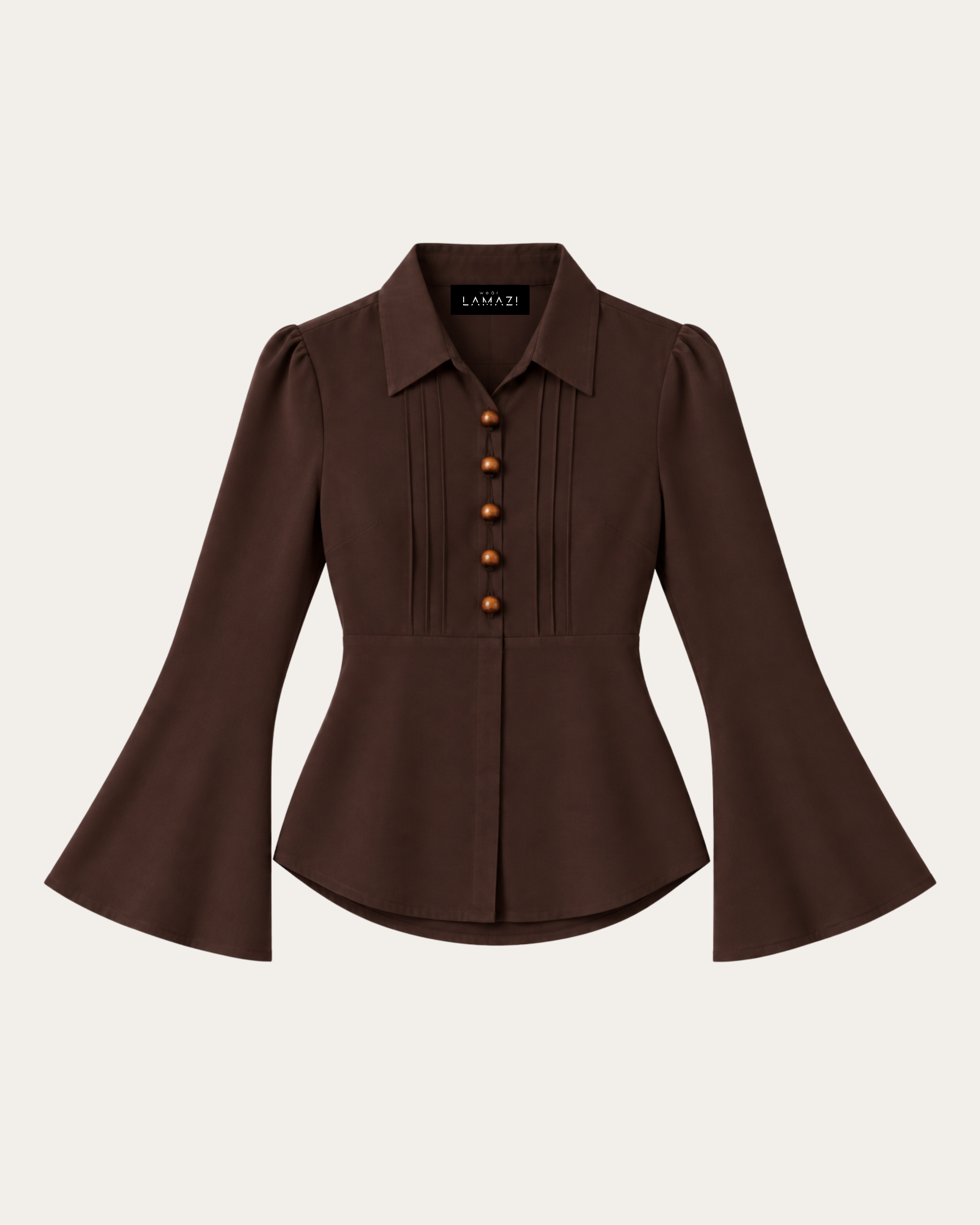 Buttoned Up Shirt (Coffee) - Image 3