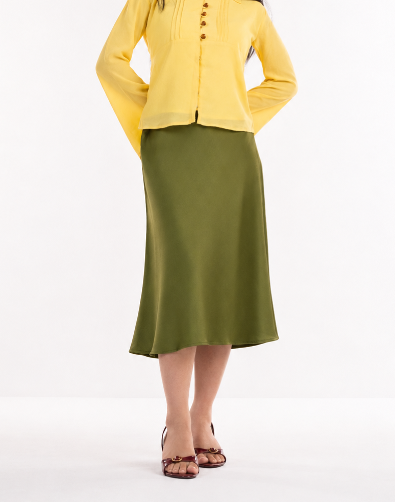 Baby Midi Skirt (Olive)