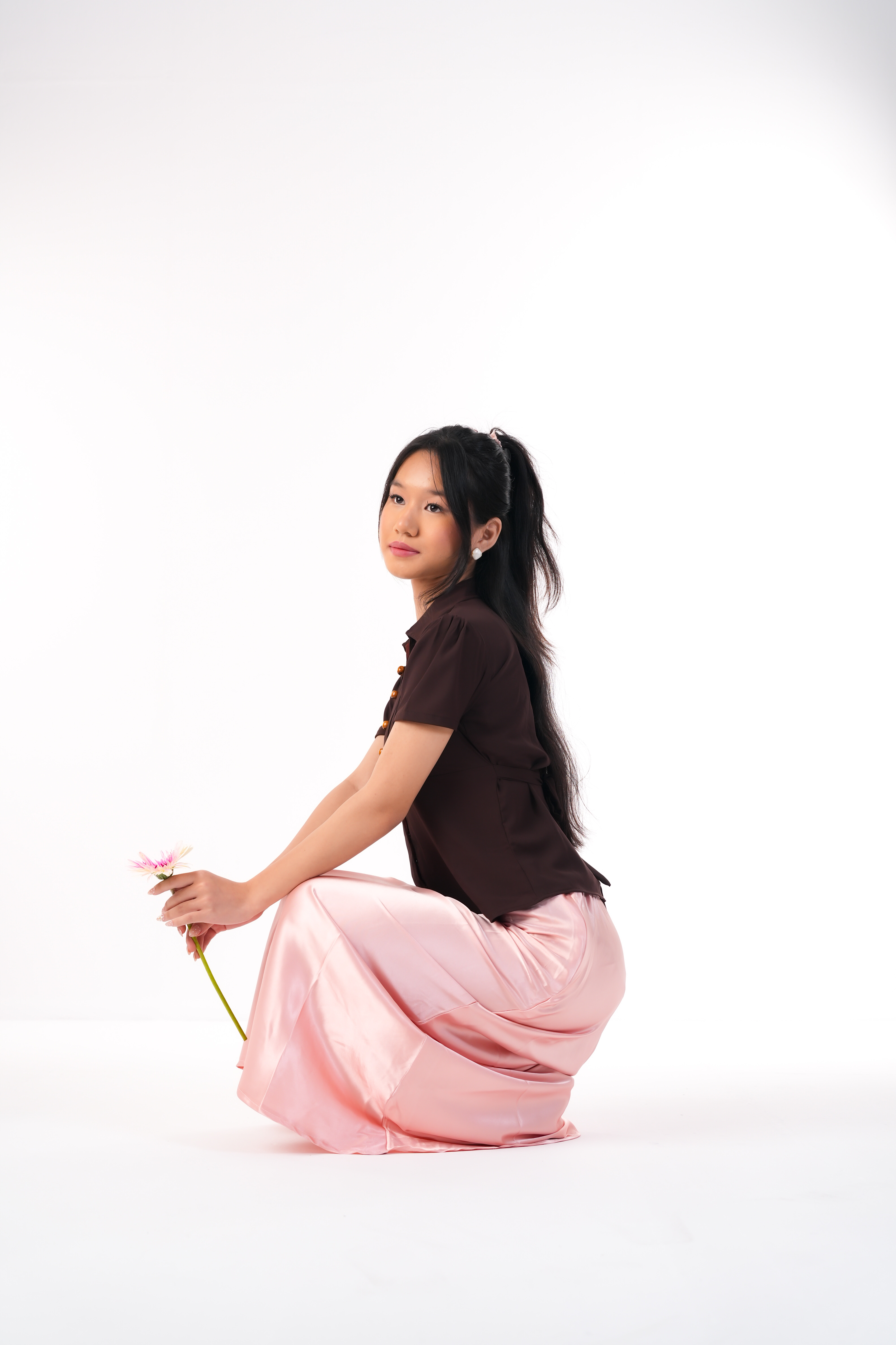 Baby Maxi Skirt (Blush Pink) - Image 3