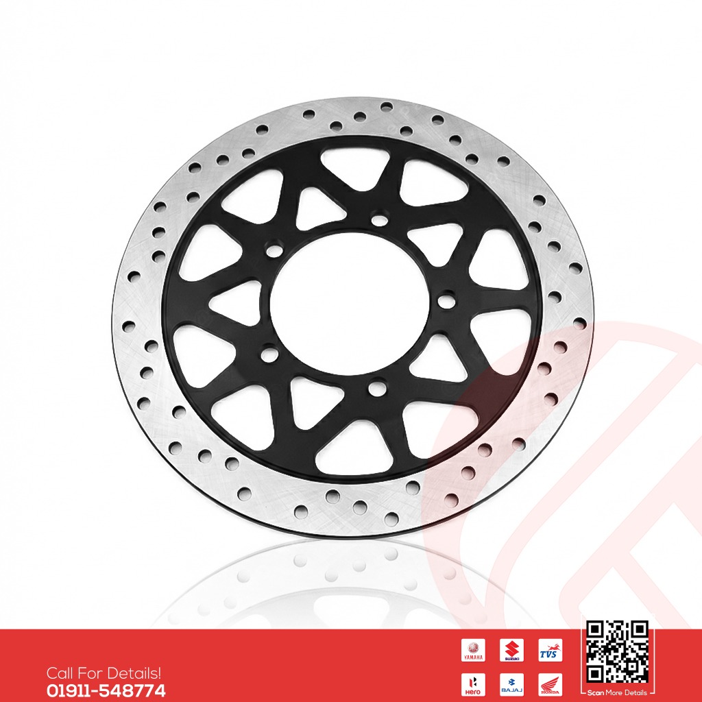 Break Disk Plate (Front-Black) for Suzuki Gixxer , Gixxer SF (Old & New) bike.