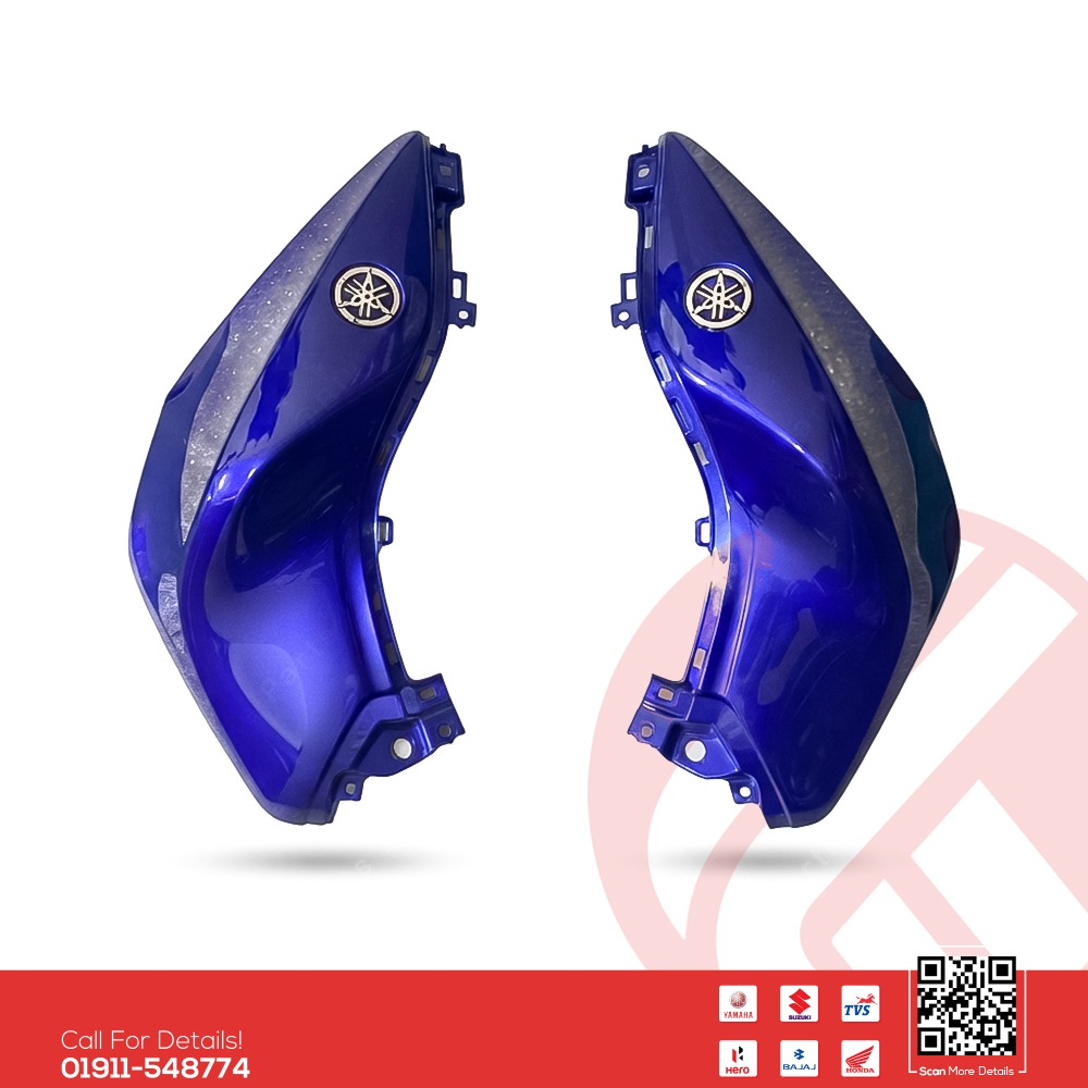 Tanky Box (Glossy Blue) for Yamaha MT15 V1 & MT15 V2 Bike.