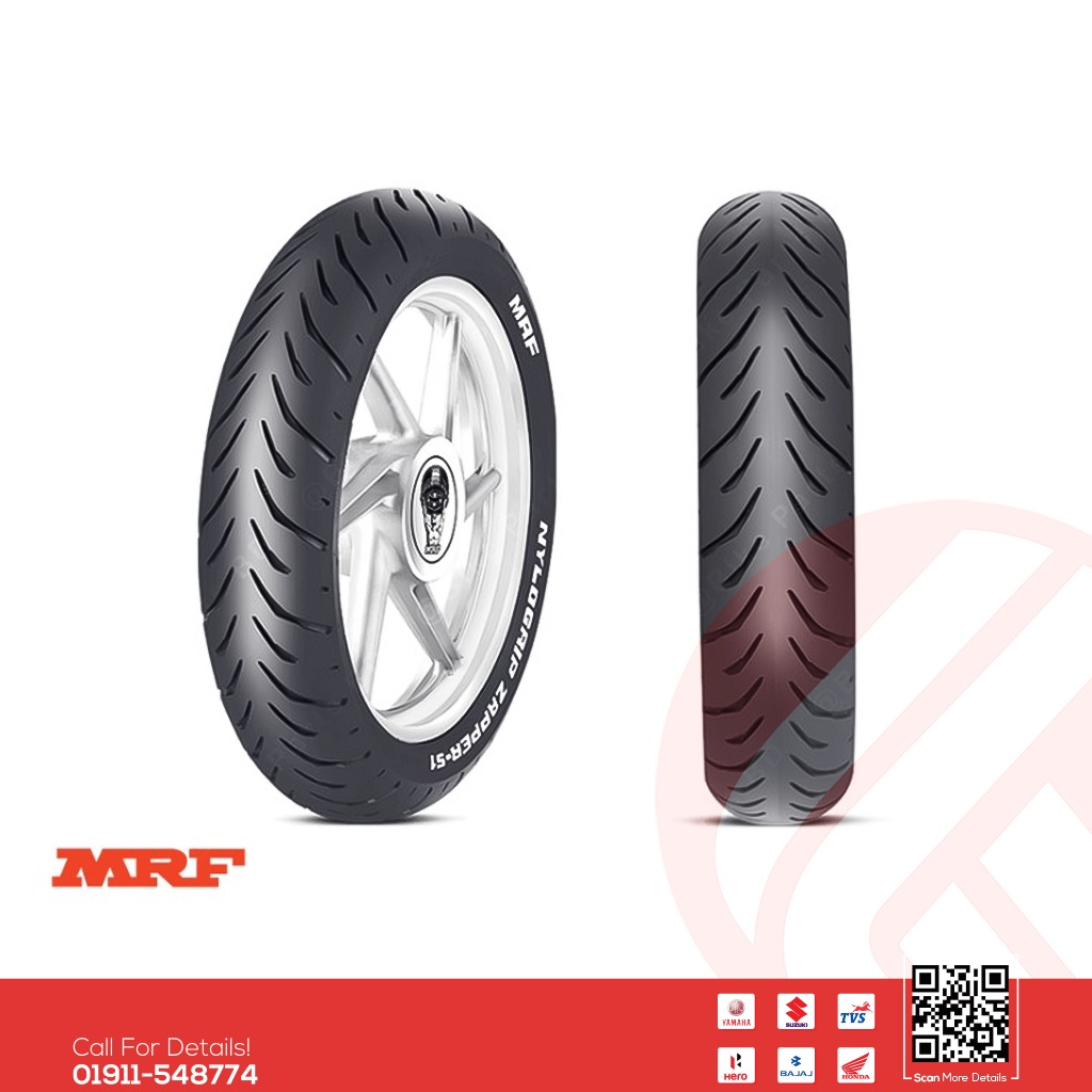 MRF Nylogrip Zapper-S1 140/70-17 66S (Rear Tyre).