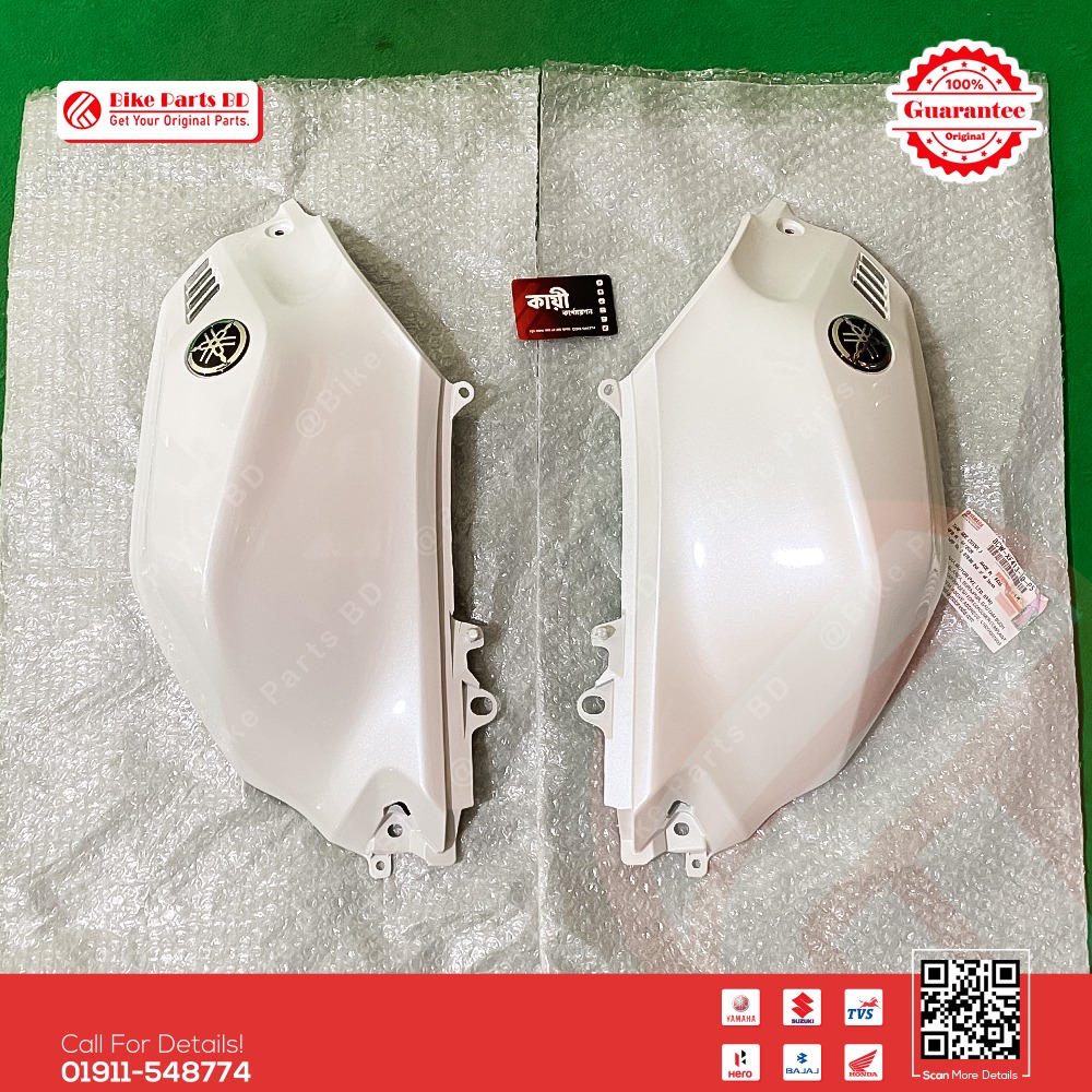 Tanky Box For Yamaha R15 V4 (White Color) Bike. thumbnail 2