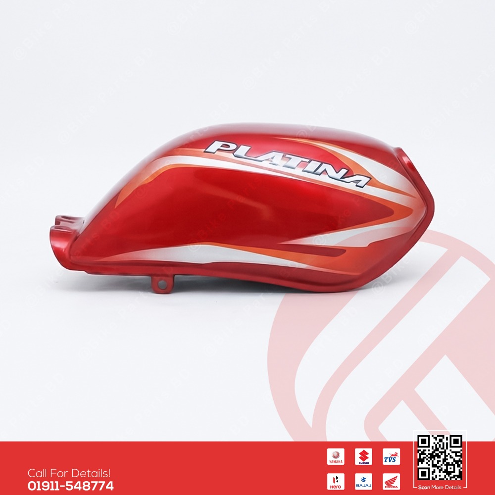 Fuel Tank for BAJAJ Platin ES (Red Color) bike.