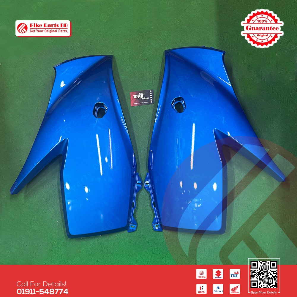 1/2 Part for Suzuki Gixxer SF (New Model-Glossy Blue Color) bike.