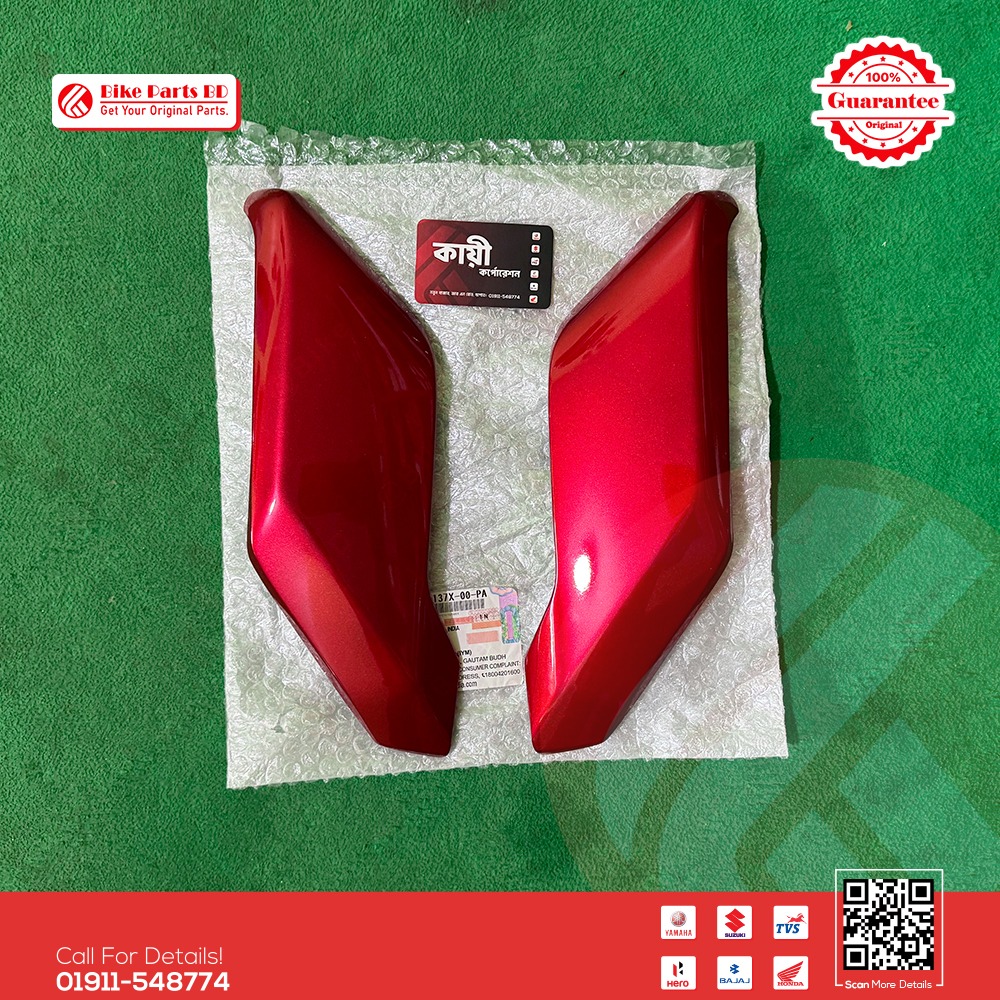 Air Scoop for Yamaha FZS V4 (Majesty Red Colour) bike. thumbnail 2