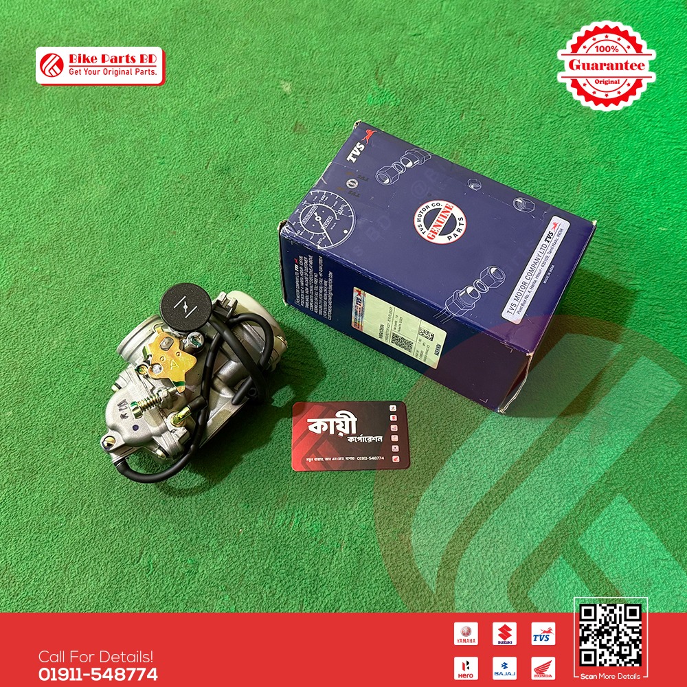 Carburetor Assy for TVS RTR 2V 160cc bike.