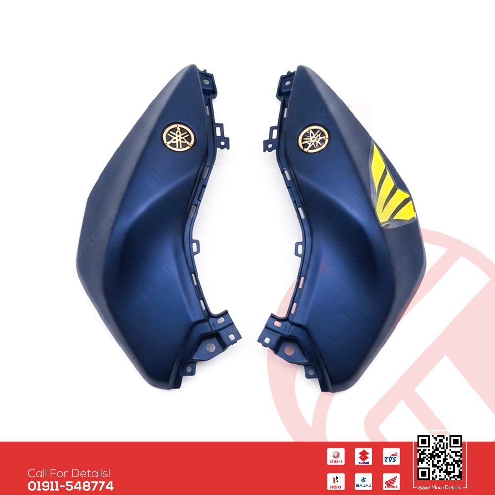 Tanky Box (Mat Blue) for Yamaha MT15 V1 & MT15 V2 Bike.