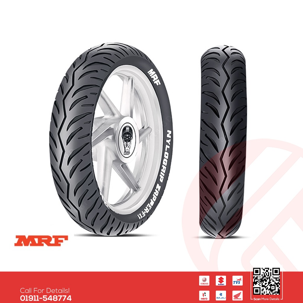 MRF Nylogrip Zapper-FX 100/80-17 52P TL (Front Tyre)