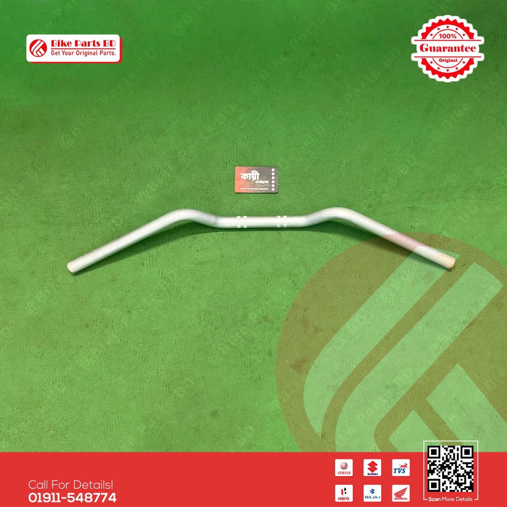 Handlebar (Silver Color) for Bajaj N160 bike.