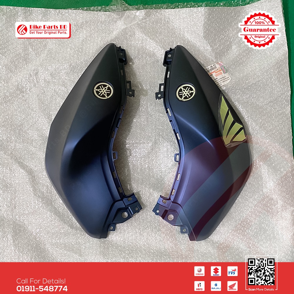 Tanky Box (Mat Blue) for Yamaha MT15 V1 & MT15 V2 Bike. thumbnail 2