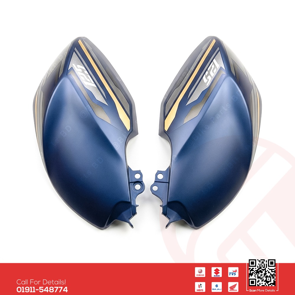 Tanky Box (Armada Blue) for Yamaha Saluto 125 bike.