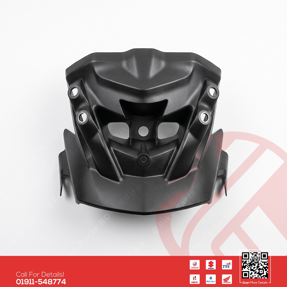 Headlight Mask (Cover Upper 1) for Yamaha FZ-S Fi Hybrid bike.
