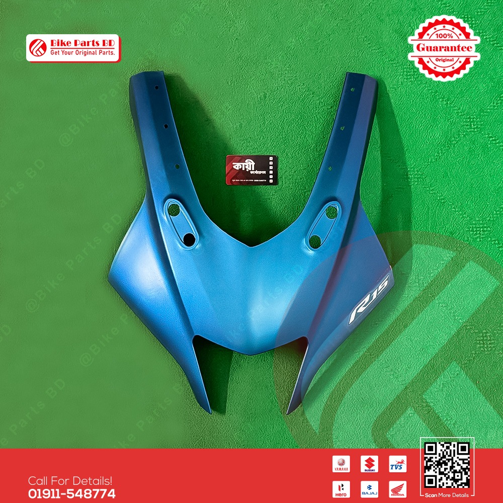 Metershed-Faring for Yamaha R15 V4 (Deep Purplish Blue Metallic) Bike. thumbnail 2