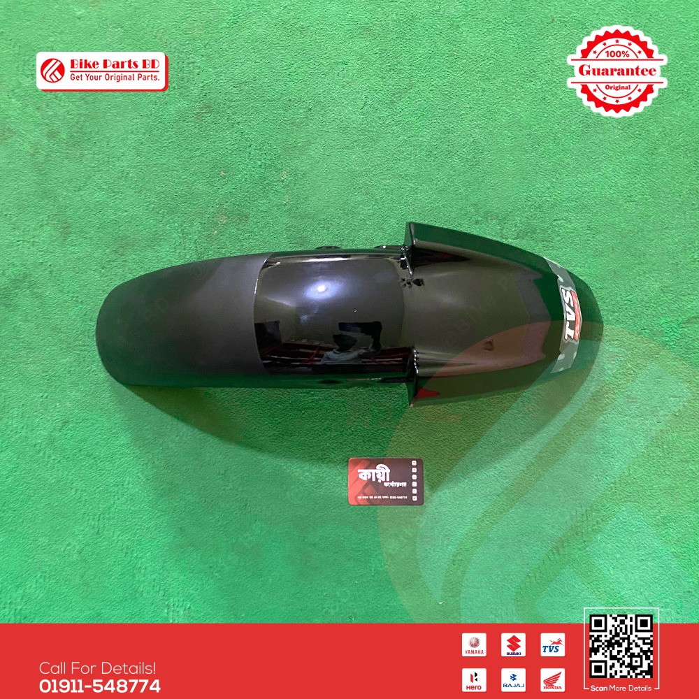 Mudguard (Black Color) for TVS RTR 4V 160cc bike.