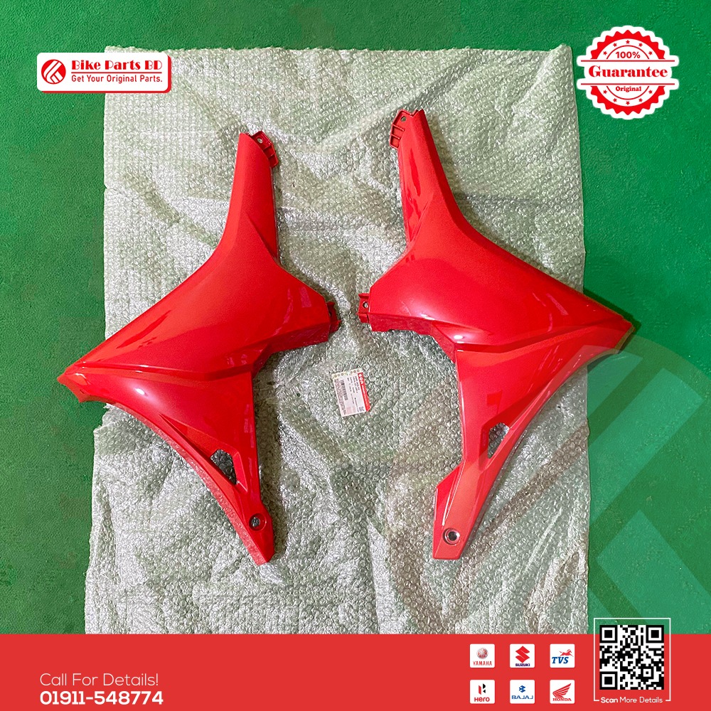 Engine Guard for Suzuki Gixxer SF (Old Model-Red) bike. thumbnail 2