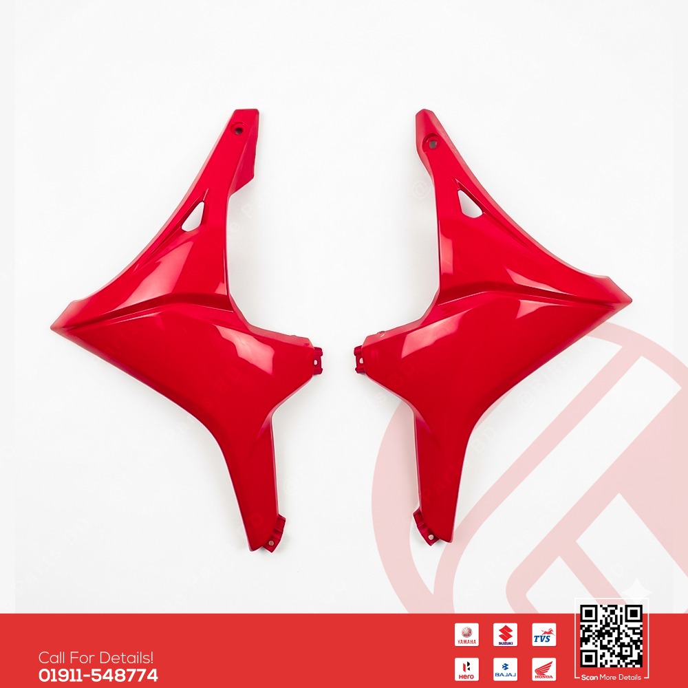 Engine Guard for Suzuki Gixxer SF (Old Model-Red) bike.