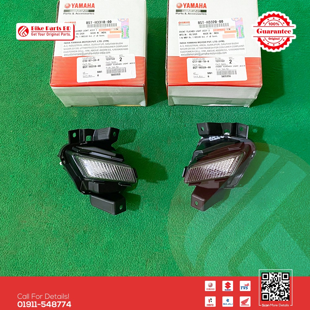 Signal Light (Front Falser) for Yamaha FZ-S Fi Hybrid bike. thumbnail 2