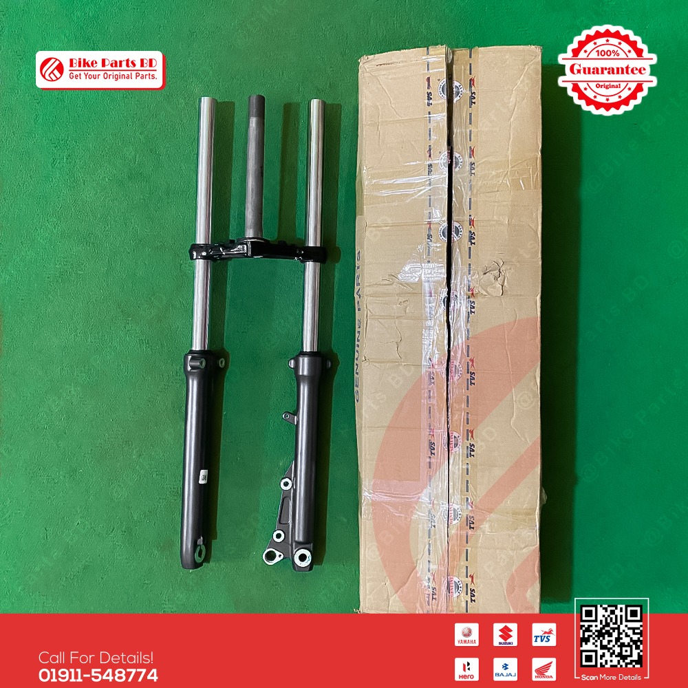 Fork Assembly for TVS RTR 2V (150 & 160) bike.