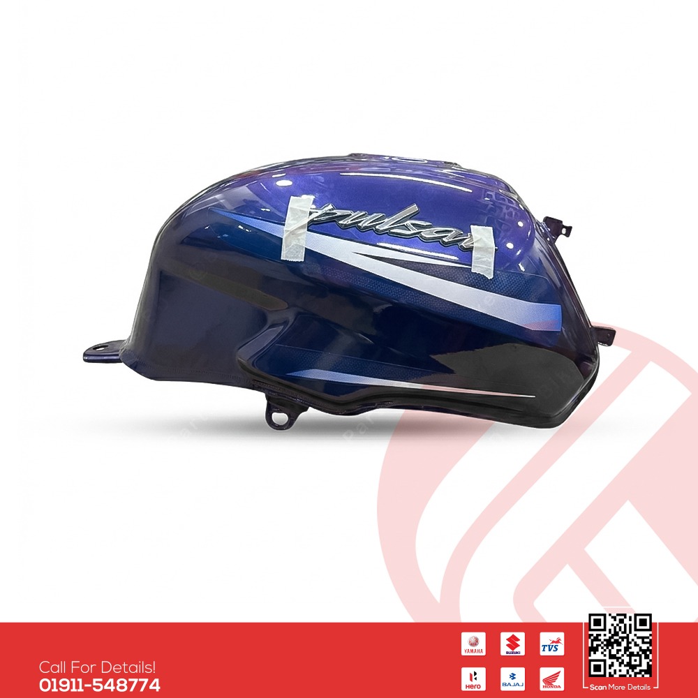Fuel Tank for BAJAJ Pulser UG7 (Single Disk, Royal-Blue) bike.