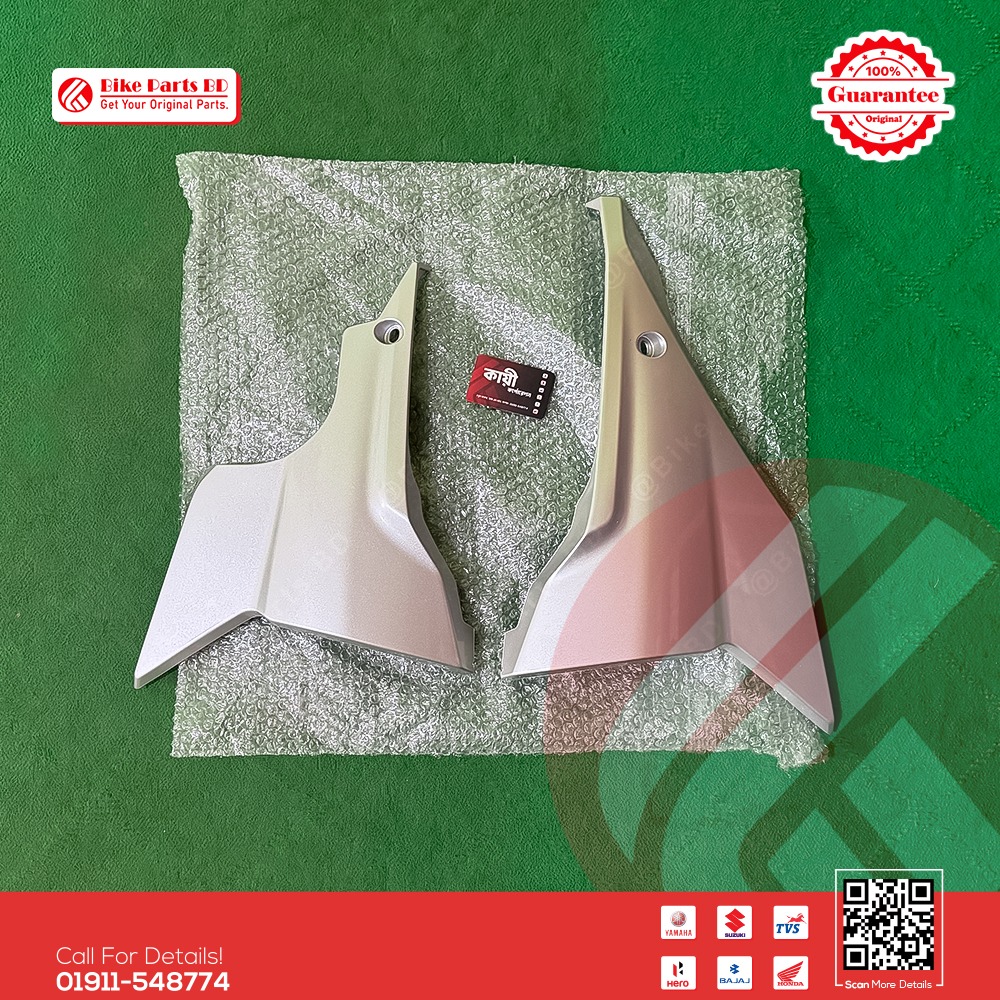 Engine Guard for Suzuki Gixxer SF (New Model-Silver Color) bike.