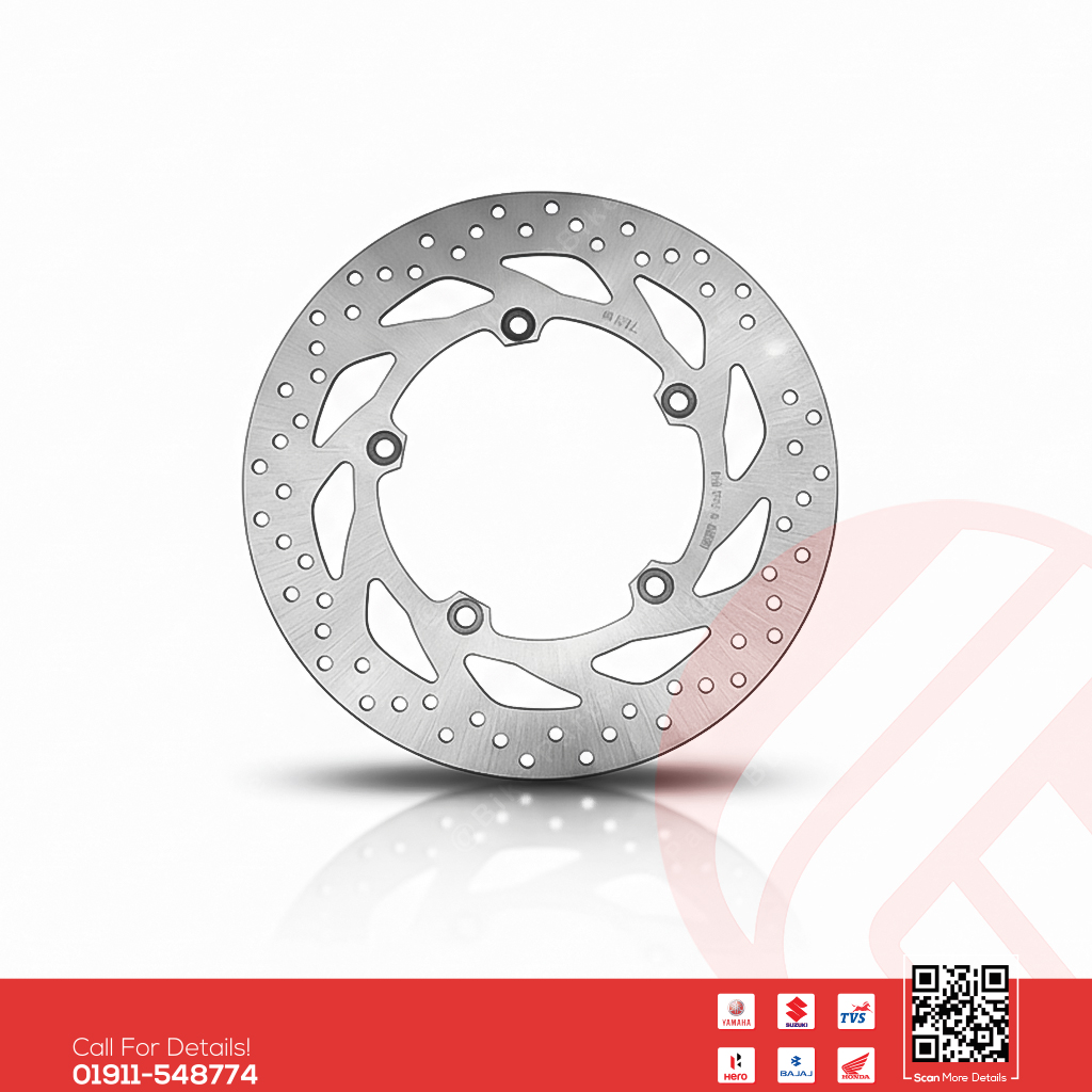 Break Disk Plate (Front) for Yamaha FZS V2, FZS V3, FZS V4, R15 V3, R15 V4, R15M, MT15 V1, MT15 V2 bike.