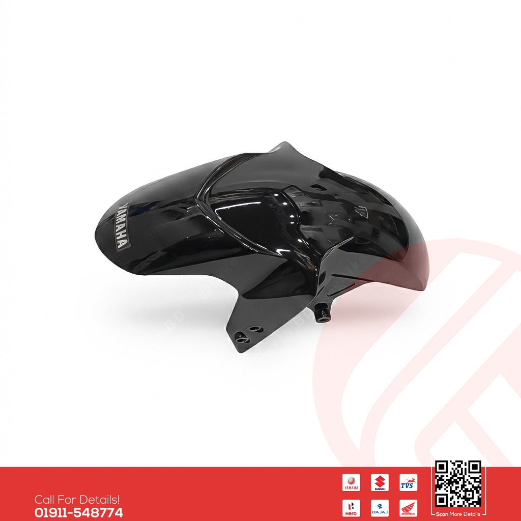 Mudguard (Black Colour) for Yamaha R15 V4 & R15M, MT15 V1 & MT15 V2 (Black Colour) bike.