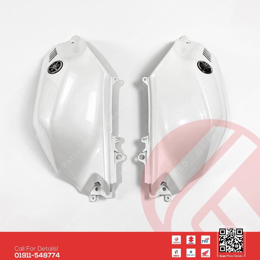 Tanky Box For Yamaha R15 V4 (White Color) Bike.