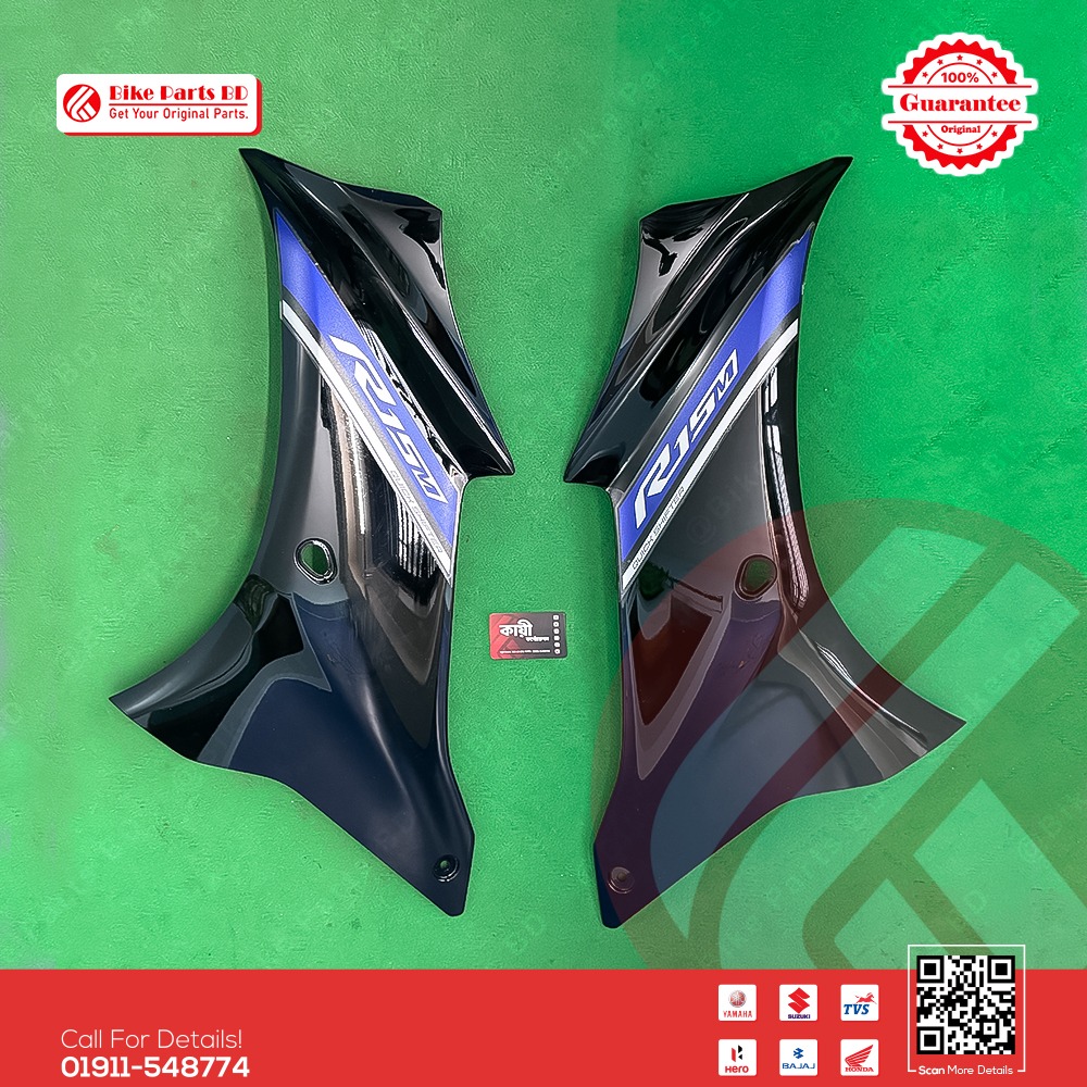 1/2 Part For Yamaha R15M  (YZF155-A R15S Mat Black 2) Bike. thumbnail 2