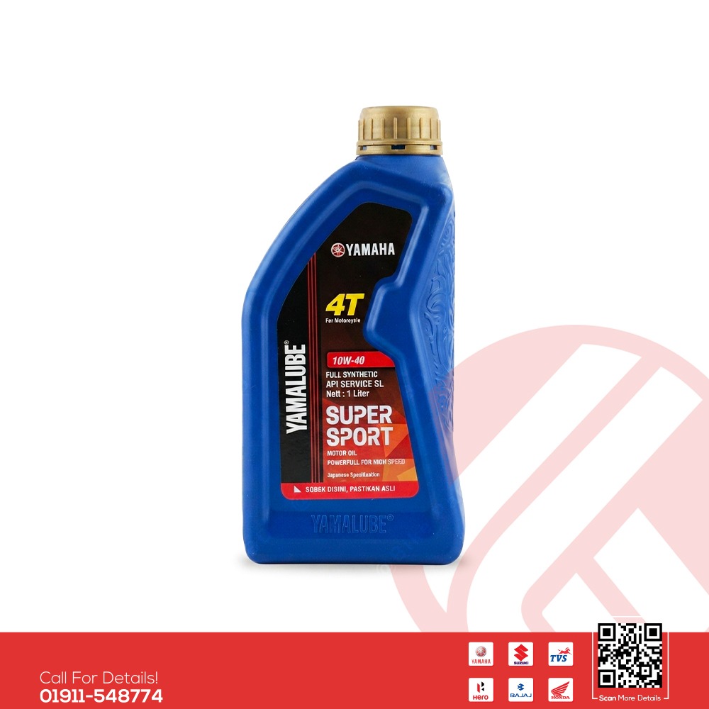 YAMALUBE 10W40 Full Synthetic Engine Oil.
